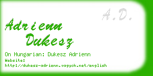 adrienn dukesz business card